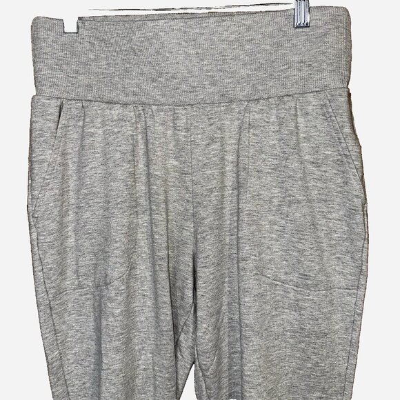 Nike Yoga Dri-FIT 7/8 Joggers Gray M  Flow Hyper Mid Rise Athleisure Sweatpants - Picture 7 of 10